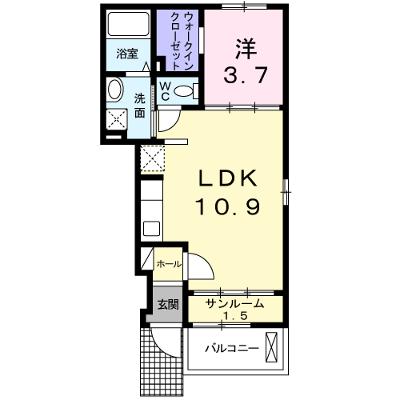 北斗七星 106【管理NO：1-017755901-01050】 ★家具家電は申し込み後に搬入します★ ★2026年08月下旬入居可能★の物件画像