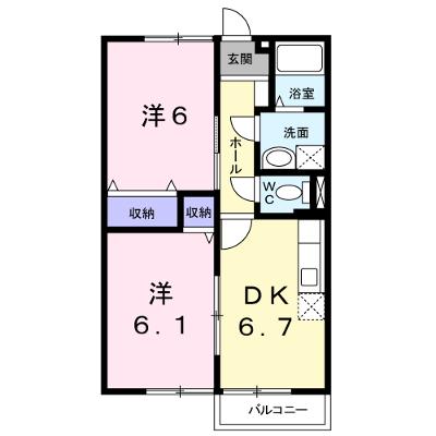 グリーンガーデンⅡ 105【管理NO：1-011704401-01040】 ★家具家電は申し込み後に搬入します★の物件画像