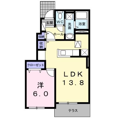 クレマチスＡ 102【管理NO：1-020508301-01020】 ★家具家電は申し込み後に搬入します★ ★2026年09月上旬入居可能★の物件画像