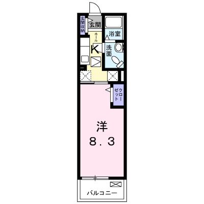 オリュザＫ 103【管理NO：1-022944001-01030】 ★家具家電は申し込み後に搬入します★ ★2026年08月下旬入居可能★の物件画像