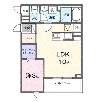 ヒカルサ熊谷イースト 104【管理NO：1-028672201-01040】 ★家具家電は申し込み後に搬入します★ ★2027年01月下旬入居可能★の物件画像