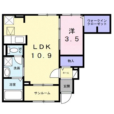 サンライズ　プライム 105【管理NO：1-028052901-01050】 ★家具家電は申し込み後に搬入します 2026年08月下旬入居可能の物件画像