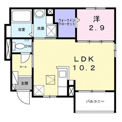 さくらガーデン 104【管理NO：1-028734301-01040】 ★家具家電は申し込み後に搬入します 2026年12月上旬入居可能の物件画像