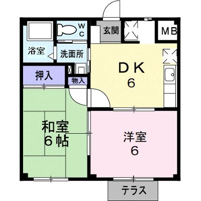 ロマニー平和坂ハイツ 105【管理NO：1-002610101-01040】 ★家具家電は申し込み後に搬入します★ ★2026年08月上旬入居可能★の物件画像