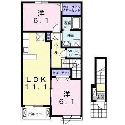 ステラルーチェⅣ 202【管理NO：1-021538601-02020】 ★家具家電は申し込み後に搬入します★ ★2026年09月中旬入居可能★の物件画像