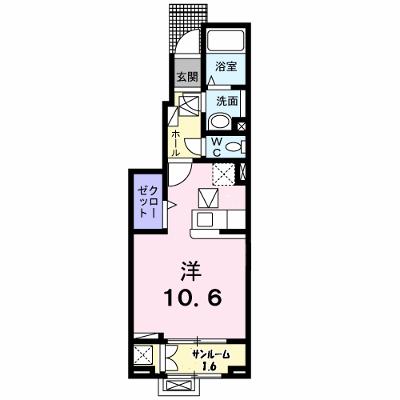 ルーエ西本成寺Ⅲ 103【管理NO：1-026907903-01030】 ★家具家電は申し込み後に搬入しますの物件画像
