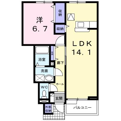 リーブルⅢ 101【管理NO：1-011502402-01010】 ★家具家電は申し込み後に搬入します 2026年09月上旬入居可能の物件画像