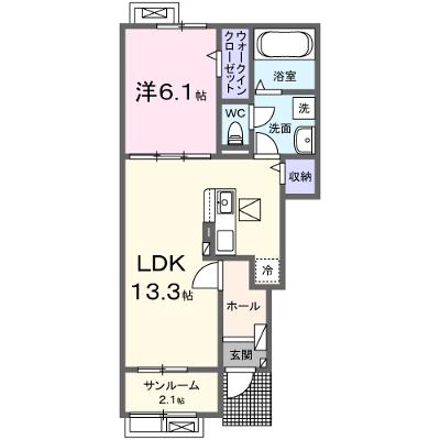 ヴィラ　シャングリラ高田　Ｂ 102【管理NO：1-027386402-01020】 ★家具家電は申し込み後に搬入します 2026年09月中旬入居可能の物件画像