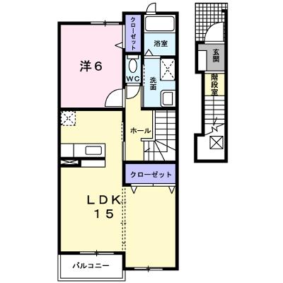 カーサエレガンテ　Ｂ 202【管理NO：1-014892102-02020】 ★家具家電は申し込み後に搬入します 2026年08月下旬入居可能の物件画像