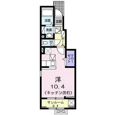 ラ・セーヌ　みよいⅠ 105【管理NO：1-024137301-01050】 ★家具家電は申し込み後に搬入します★の物件画像