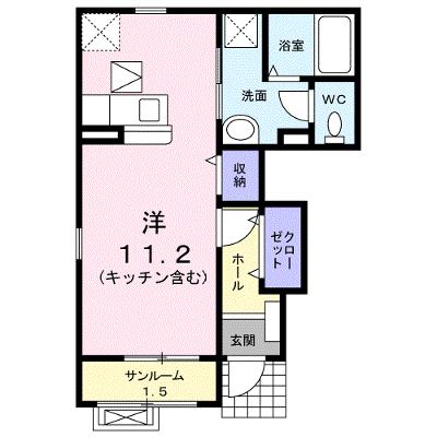 フローレンス　富岡 101【管理NO：1-022890801-01010】 ★家具家電は申し込み後に搬入します★ ★2026年08月下旬入居可能★の物件画像