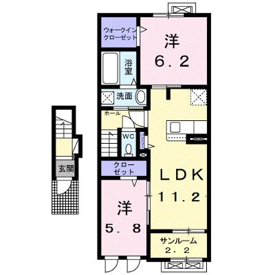 スタジオ　パコ 203【管理NO：1-026137501-02030】 ★家具家電は申し込み後に搬入します 2026年09月上旬入居可能の物件画像