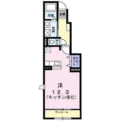 ベル・プロムナード 104【管理NO：1-012920601-01040】 ★家具家電は申し込み後に搬入します★ ★2026年08月下旬入居可能★の物件画像
