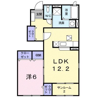 ベルフレ－シュ　Ａ 101【管理NO：1-014928101-01010】 ★家具家電は申し込み後に搬入します 2026年09月中旬入居可能の物件画像
