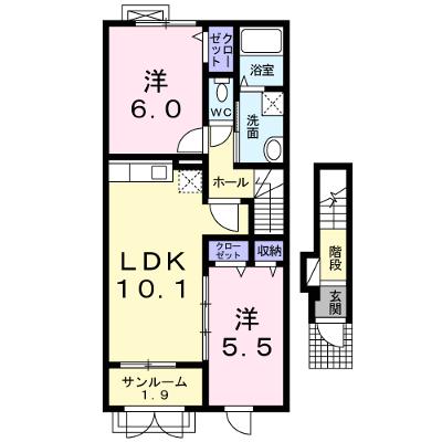 カ－サ・ポポラ－レ 203【管理NO：1-017154901-02030】 ★家具家電は申し込み後に搬入します 2026年08月下旬入居可能の物件画像