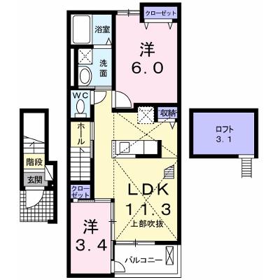 ラフレシールⅡ 202【管理NO：1-022025601-02020】 ★家具家電は申し込み後に搬入します★ ★2026年08月下旬入居可能★の物件画像