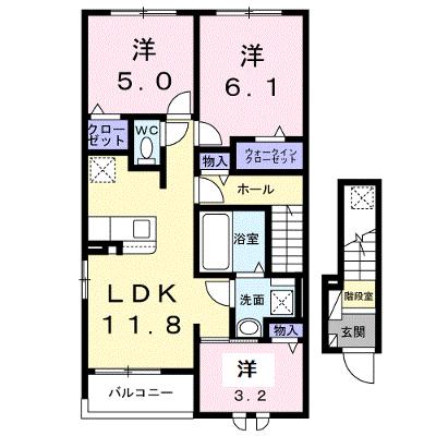 メゾンヴェール高田 201【管理NO：1-028269601-02010】 ★家具家電は申し込み後に搬入します★ ★2026年09月上旬入居可能★の物件画像