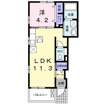 クレセール聖蹟 121【管理NO：1-018712901-01010】 ★家具家電は申し込み後に搬入します★ ★2026年09月中旬入居可能★の物件画像