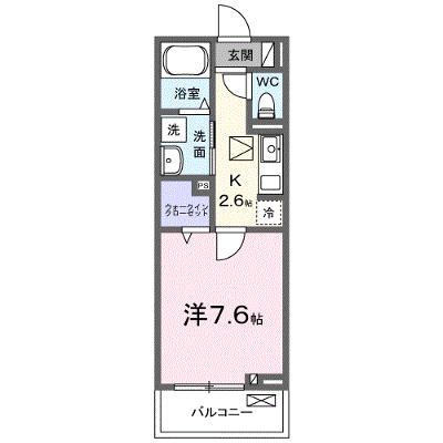 ブリュージュ　テラス 103【管理NO：1-028606501-01030】 ★家具家電は申し込み後に搬入します★ ★2026年12月下旬入居可能★の物件画像