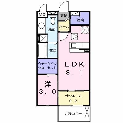 ルネ桜台 103【管理NO：1-018955901-01030】 ★家具家電は申し込み後に搬入します★ ★2026年09月上旬入居可能★の物件画像