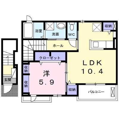プラム鎌倉 203【管理NO：1-022361401-02030】 ★家具家電は申し込み後に搬入します★ ★2026年08月下旬入居可能★の物件画像