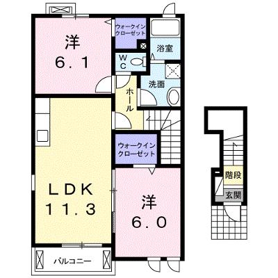 フレーズ　Ｂ 201【管理NO：1-017274602-02010】 ★家具家電は申し込み後に搬入します★ ★2026年09月上旬入居可能★の物件画像