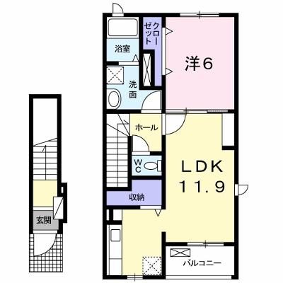 リバーサイド稲熊 202【管理NO：1-020241201-02020】 ★家具家電は申し込み後に搬入しますの物件画像