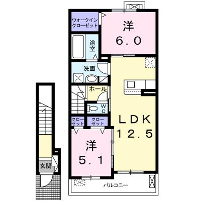 エスペランサ 202【管理NO：1-025351801-02020】 ★家具家電は申し込み後に搬入します 2026年08月下旬入居可能の物件画像