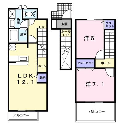 メイル　グランツ 203【管理NO：1-012721301-02030】 ★家具家電は申し込み後に搬入します★ ★2026年09月上旬入居可能★の物件画像
