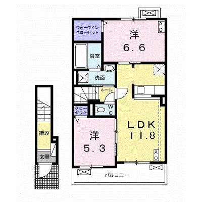 マニフィークⅡ 203【管理NO：1-023112702-02030】 ★家具家電は申し込み後に搬入します★ ★2026年10月上旬入居可能★の物件画像