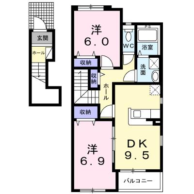 ファインシア 201【管理NO：1-099248301-02010】 ★家具家電は申し込み後に搬入します★の物件画像