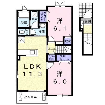 ＠三雲Ｄ 203【管理NO：1-020761002-02030】 ★家具家電は申し込み後に搬入します★ ★2026年09月中旬入居可能★の物件画像