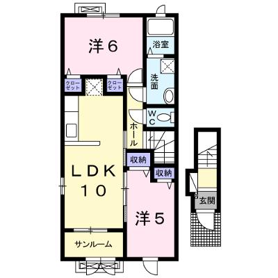 グレース　レミカ 201【管理NO：1-020495901-02010】 ★家具家電は申し込み後に搬入します 2026年08月下旬入居可能の物件画像