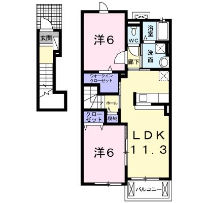 プリムローズ 206【管理NO：1-017233301-02050】 ★家具家電は申し込み後に搬入します 2026年08月下旬入居可能の物件画像