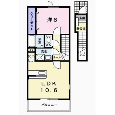 ヴィッラ・ジェンテⅡ 201【管理NO：1-013396102-02010】 ★家具家電は申し込み後に搬入します★の物件画像