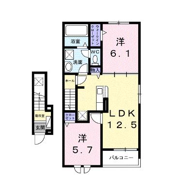グリーンハイツ加茂Ⅱ 206【管理NO：1-027412202-02050】 ★家具家電は申し込み後に搬入します★の物件画像