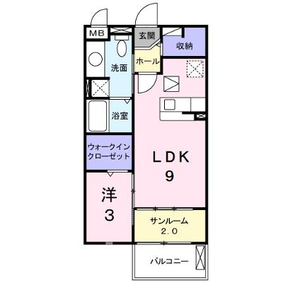 ボンヌ・シャンス 107【管理NO：1-017299101-01060】 ★家具家電は申し込み後に搬入します 2026年09月上旬入居可能の物件画像