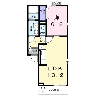 アプリコット瓜生 302【管理NO：1-021980701-03020】 ★家具家電は申し込み後に搬入します 2026年08月下旬入居可能の物件画像