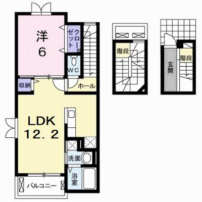グラシア 303【管理NO：1-018561501-03030】 ★家具家電は申し込み後に搬入します 2026年08月下旬入居可能の物件画像