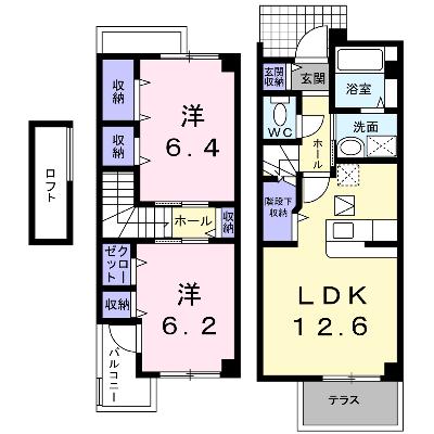 カメ－リア２番館 101【管理NO：1-012586202-01010】 ★家具家電は申し込み後に搬入します★ ★2026年09月中旬入居可能★の物件画像