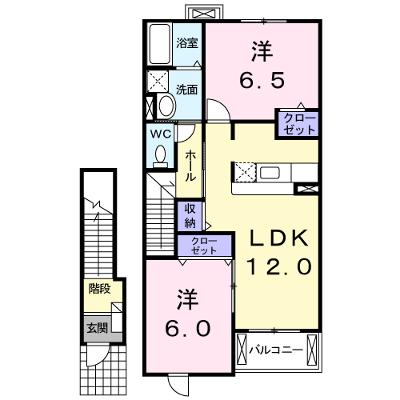 シャルパンティエⅡ 202【管理NO：1-013562002-02020】 ★家具家電は申し込み後に搬入します★ ★2026年09月中旬入居可能★の物件画像