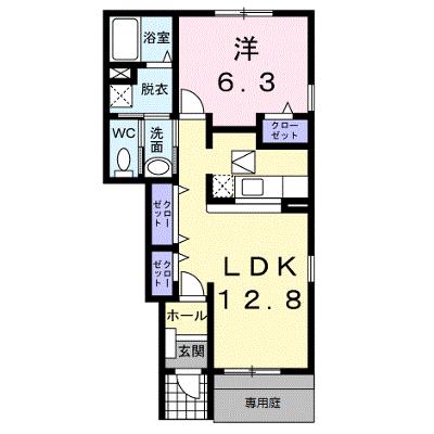 アウローラ神楽野Ⅱ 102【管理NO：1-012728602-01020】 ★家具家電は申し込み後に搬入します★ ★2026年08月下旬入居可能★の物件画像