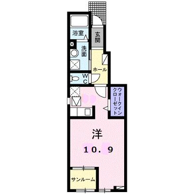 ボンヌール　Ⅰ 102【管理NO：1-026684901-01020】 ★家具家電は申し込み後に搬入します★の物件画像