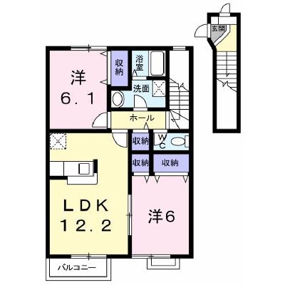 ガーデン　ヴィラＡ 202【管理NO：1-012125801-02020】 ★家具家電は申し込み後に搬入します★の物件画像