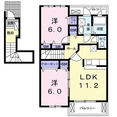 ヴィラ・ソレイユＡ 203【管理NO：1-015165001-02030】 ★家具家電は申し込み後に搬入します 2026年09月中旬入居可能の物件画像
