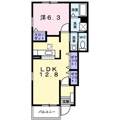 Ｓｅｒｅｎｏ　Ｕｎｏ　Ａ 101【管理NO：1-013251501-01010】 ★家具家電は申し込み後に搬入します★の物件画像