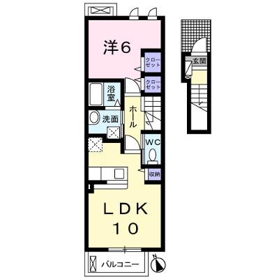 らいすＢ 203【管理NO：1-021694802-02030】 ★家具家電は申し込み後に搬入します 2026年09月上旬入居可能の物件画像