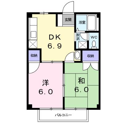 ニューシティ協和 202【管理NO：1-003853201-02020】 ★家具家電は申し込み後に搬入します★の物件画像