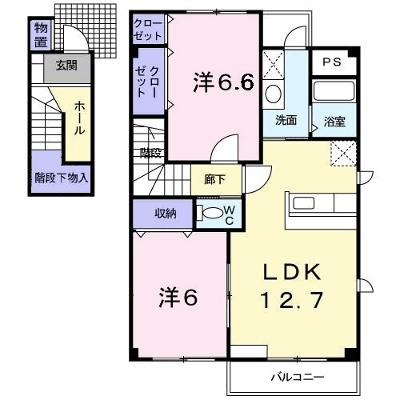 グレース　ドゥ 201【管理NO：1-007985001-02010】 ★家具家電は申し込み後に搬入しますの物件画像