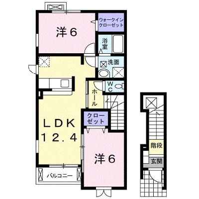 ヴィヴァーチェ　Ａ 201【管理NO：1-015445801-02010】 ★家具家電は申し込み後に搬入します 2026年08月上旬入居可能の物件画像